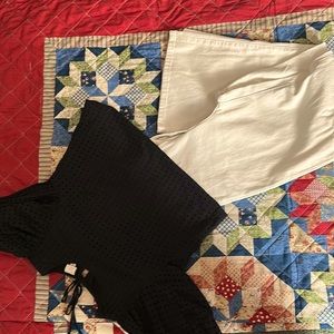 Women's size Medium cotton blouse, worn once for a very short time,